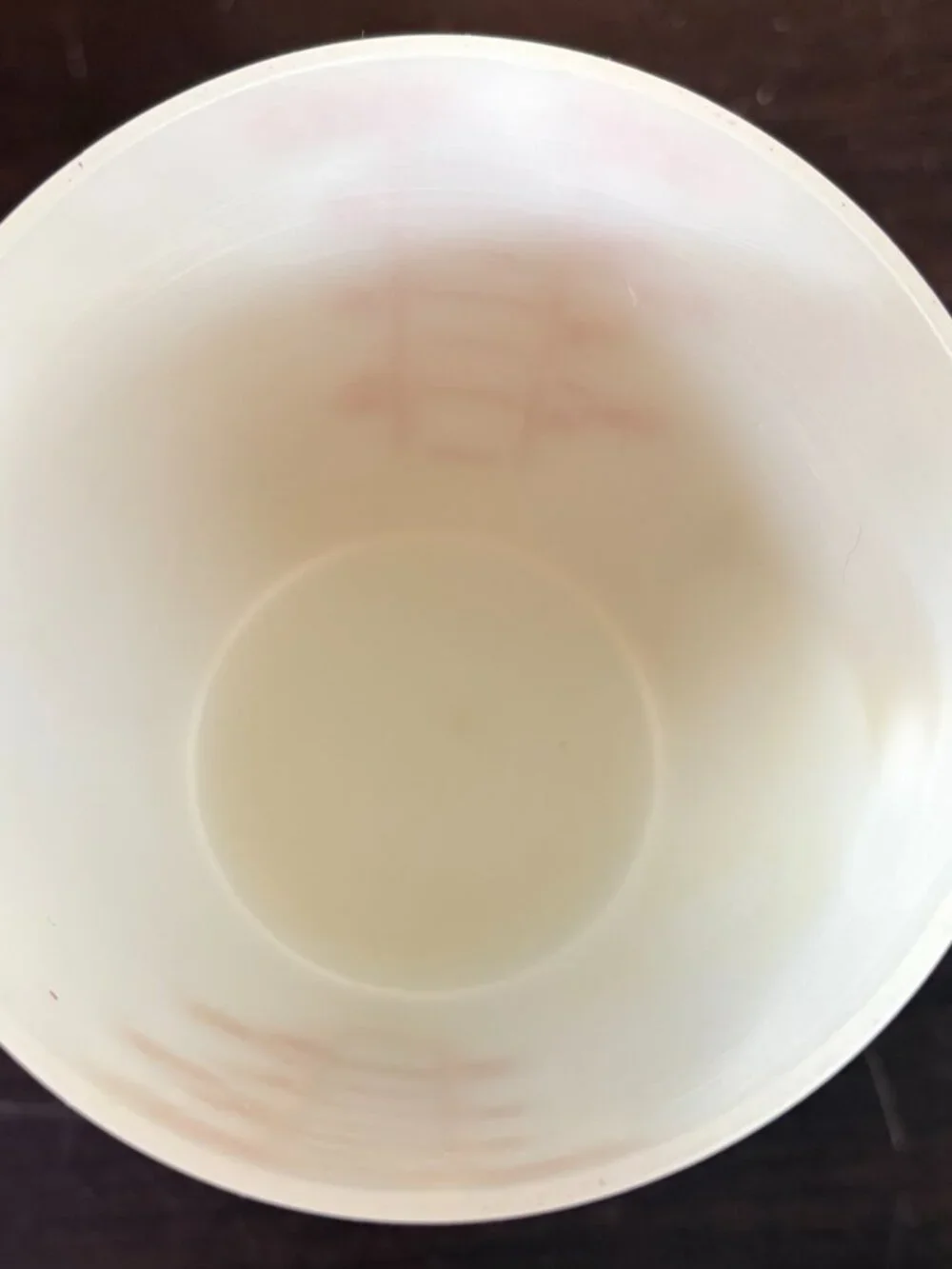 Vintage 1970s Tupperware Double Measuring Cup Wet Dry Ingredients Hourglass EUC